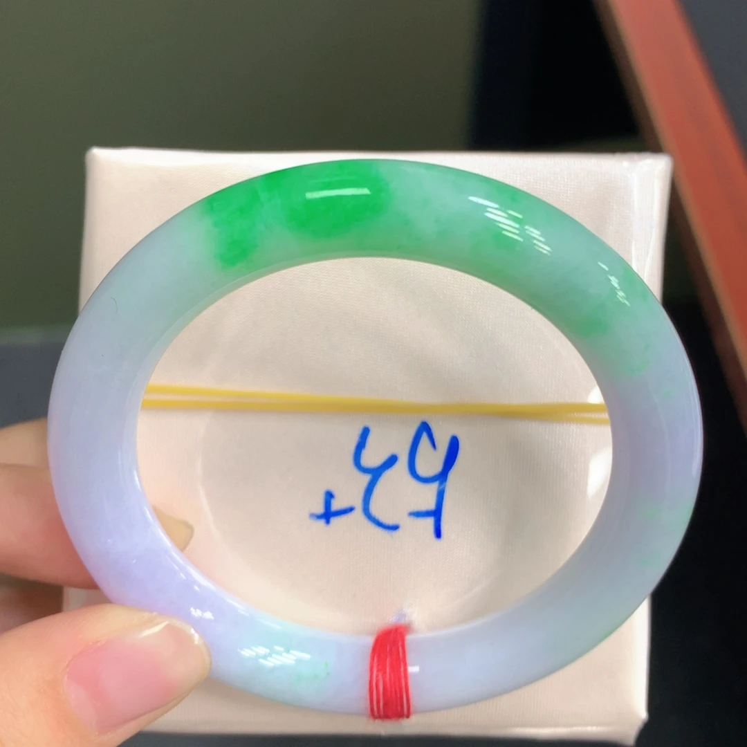 翡翠未镶嵌手镯53圆