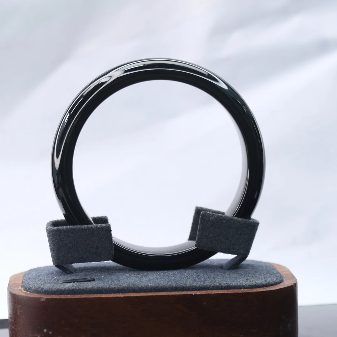 55天然缅甸翡翠A货墨翠手镯/800344/上海嘉禾拍卖