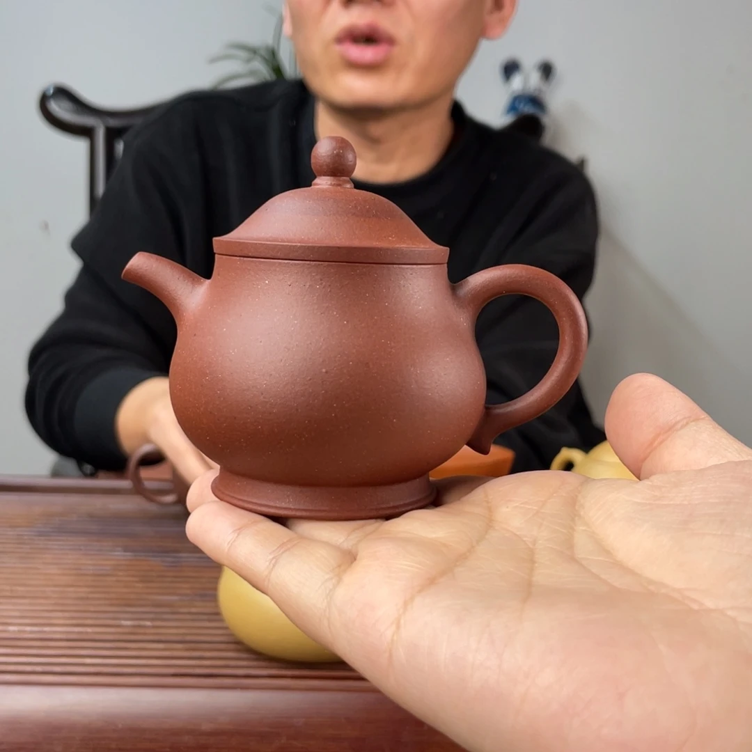 红泥茶壶老红泥潘壶130cc