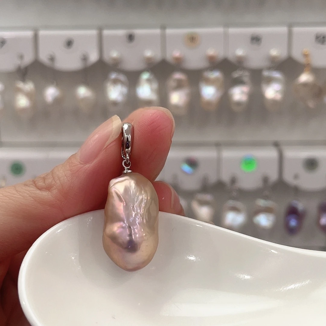 淡水珍珠未镶嵌吊坠(不含链)