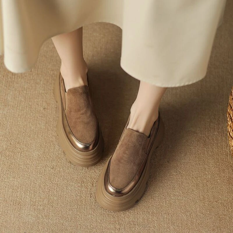 【工厂断码福利现货】羊猄皮单鞋1722