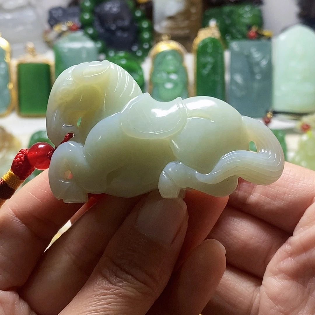 和田玉手把未镶嵌