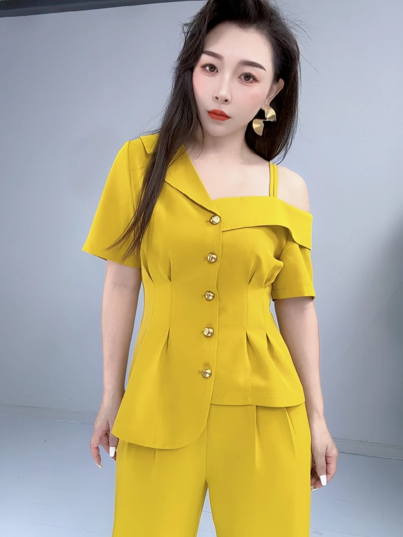 B32送【裤子】时尚轻奢高级西服套装休闲时尚显瘦