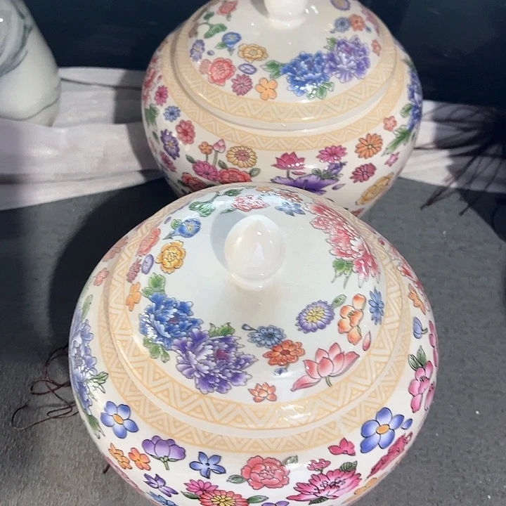 摆件三润陶瓷茶叶罐密封罐