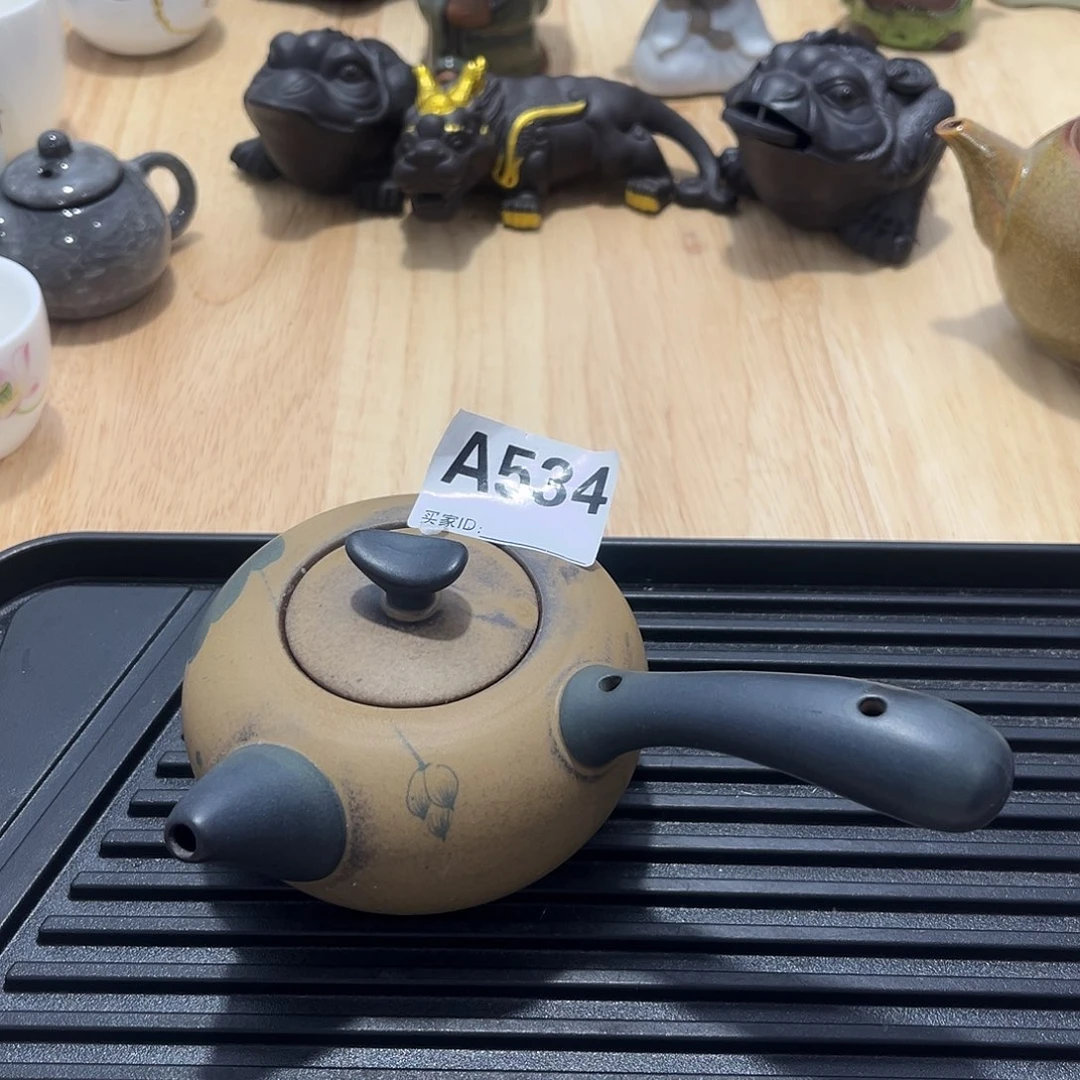 瓷片茶摆件工艺品摆件666