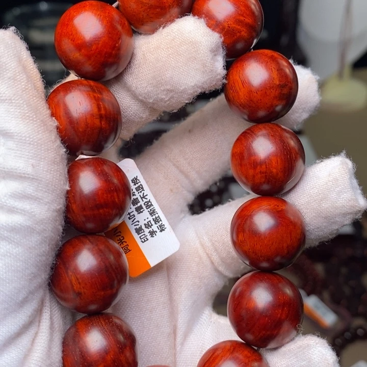 手串/手链小叶紫檀原汁原味1.8cm 水波 泥料