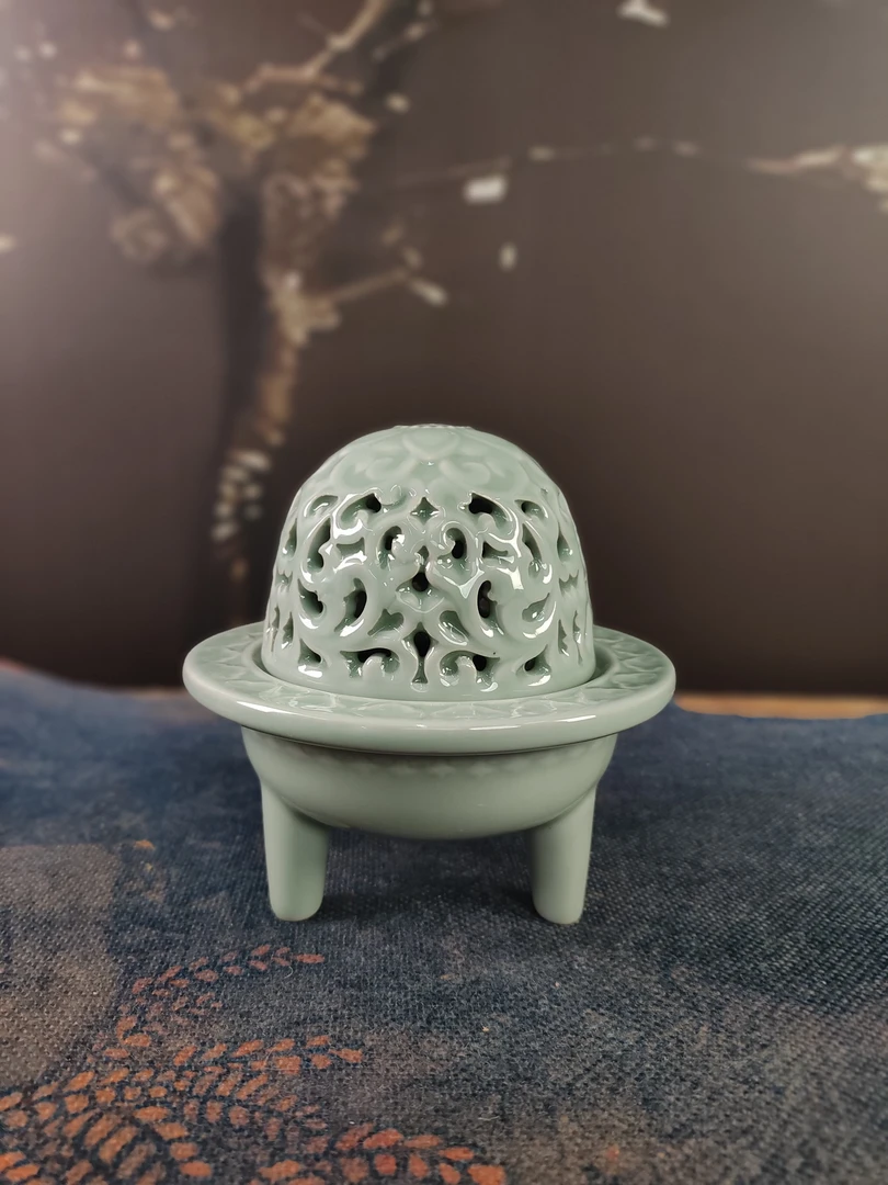 G1156-青瓷倪俊香炉YJXL