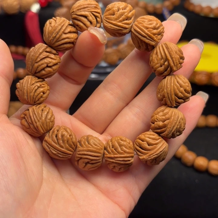 桃核吊坠龙纹桃核元宝刺龙纹1.7微瑕不退不换