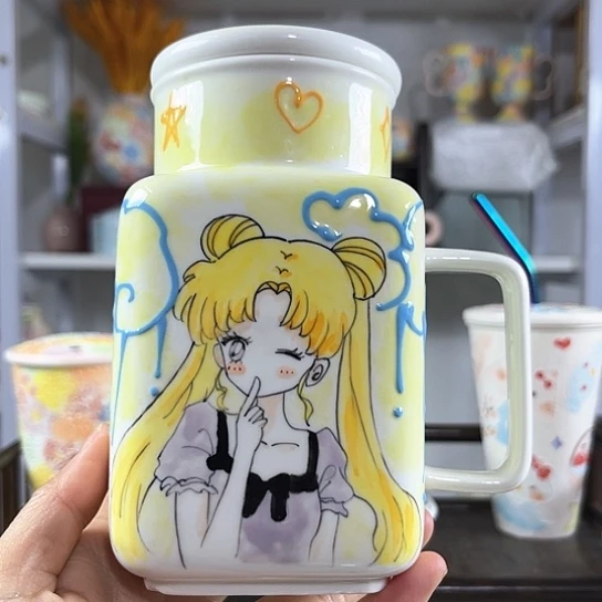 手绘高温釉下彩陶瓷