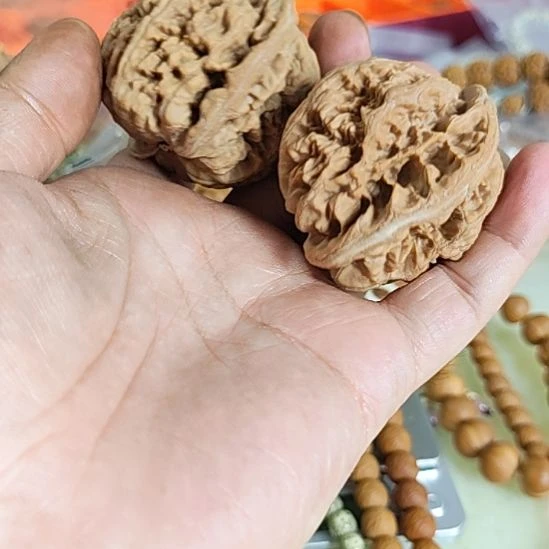 家***女把件文玩核桃47左右的瑕疵粗筋练手粗筋～朋友福利