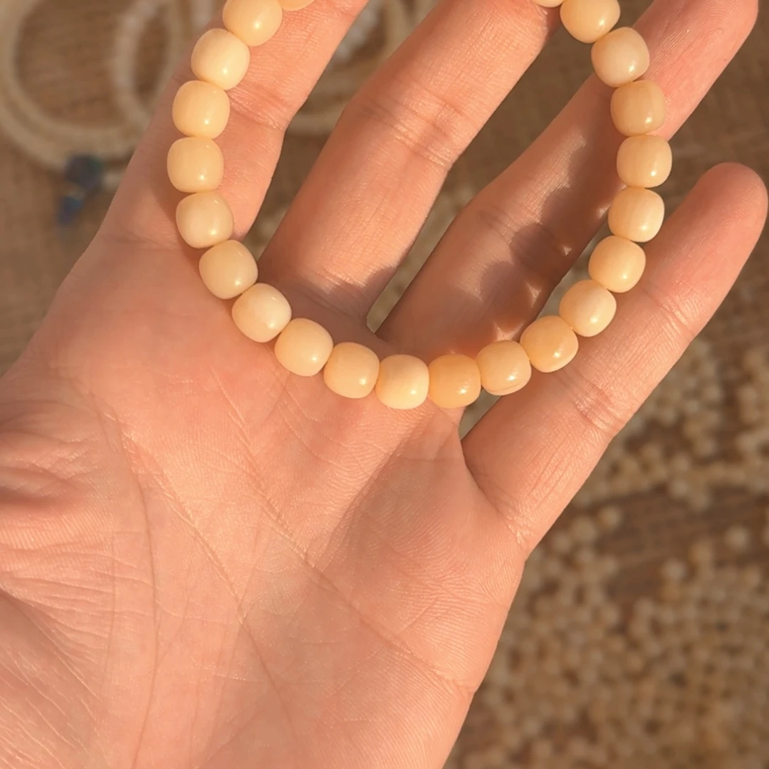 驼骨手串/手链源系列透料 单圈 87