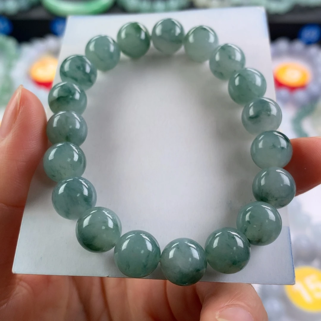 翡翠未镶嵌手链卡10