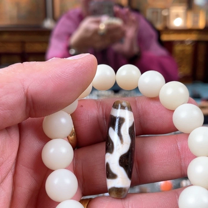 Y***.吊坠白玉菩提白玉菩提手串精品