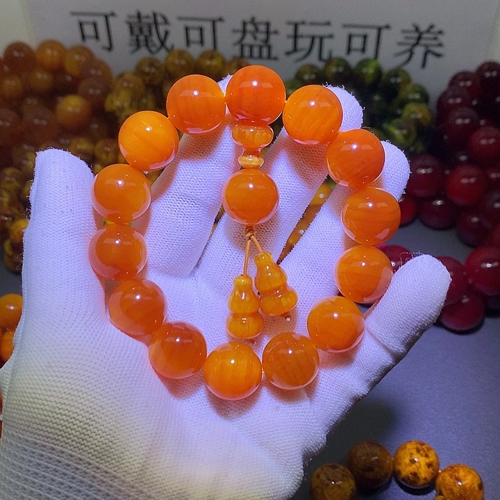 手串/手链松木（琥珀木）1.6 包浆高货