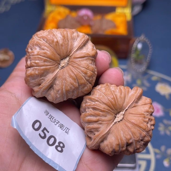 文玩核桃把件南瓜墩45.0508