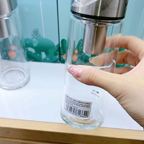 万象玻璃单层U302，钛银380毫升