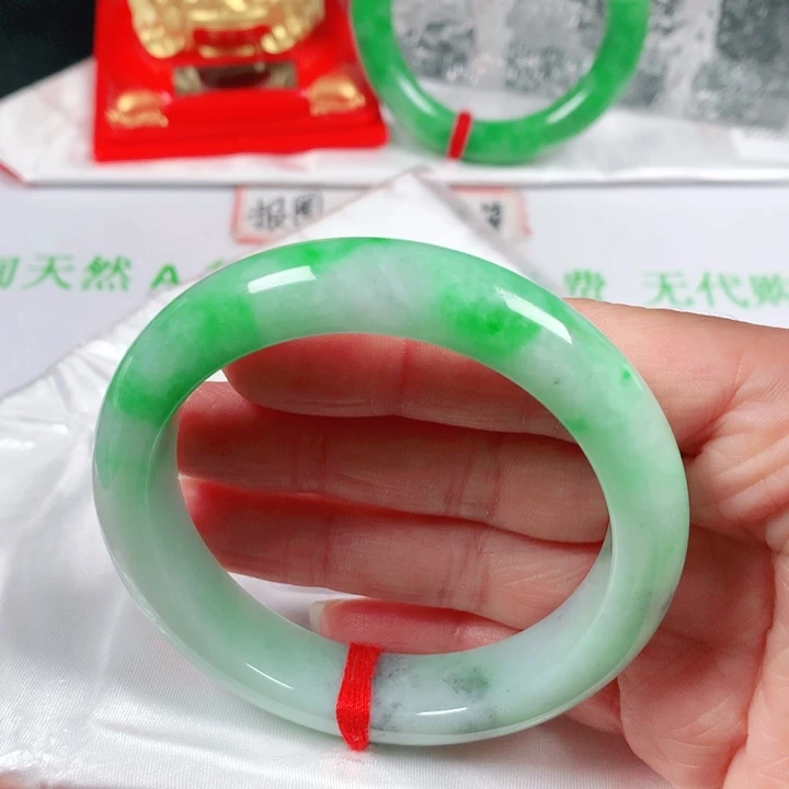 未镶嵌手镯翡翠  编号S1349 正圈56