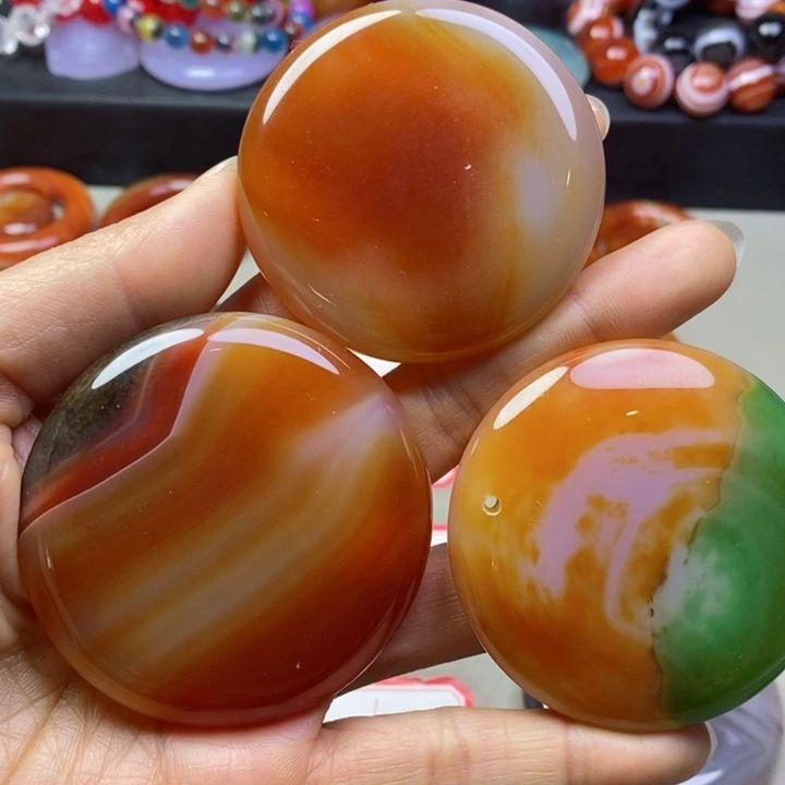 玛瑙/玉髓吊坠(不含链)未镶嵌用****4