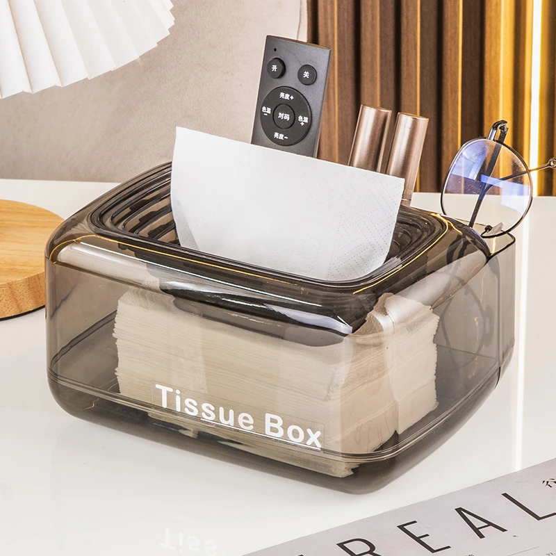 创意多功能纸巾盒客厅桌面高档网红款纸抽盒纸巾盒客厅高档网红款