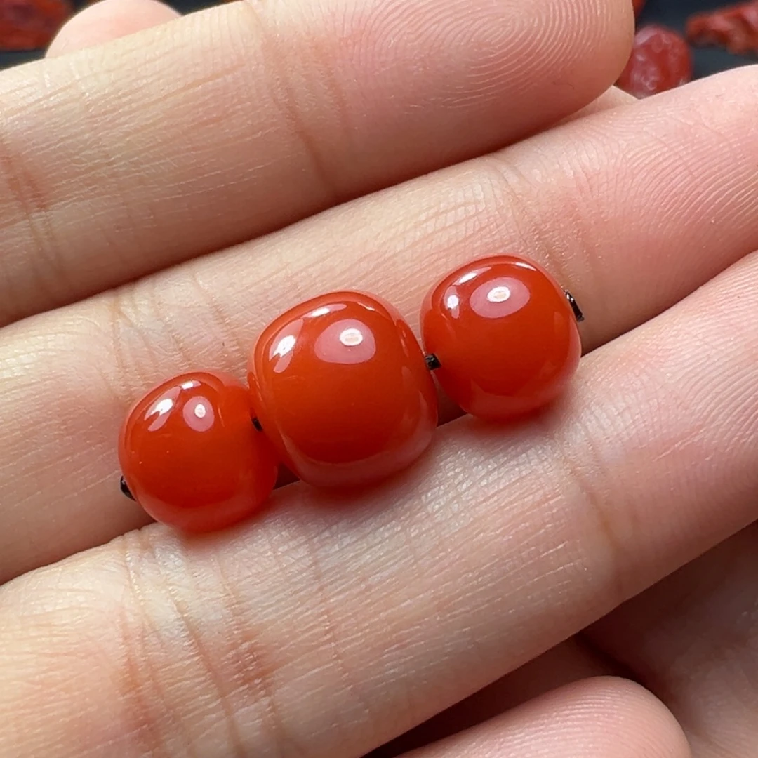 南红玛瑙珠子未镶嵌