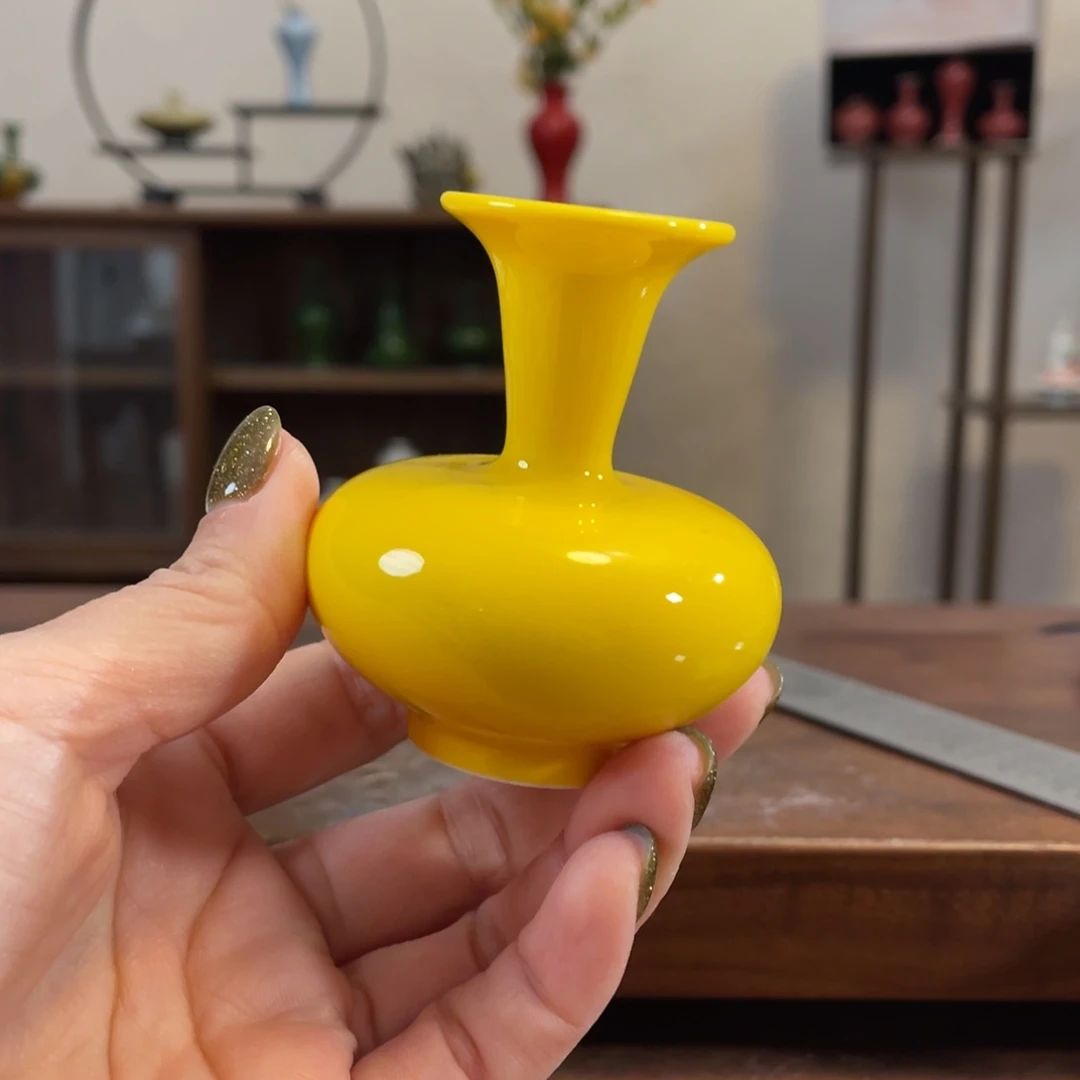 瓷片陶瓷艺术小花瓶