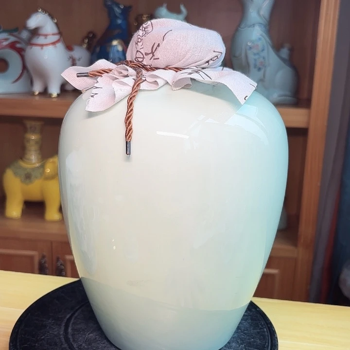 10斤青色酒坛1个 特价清仓