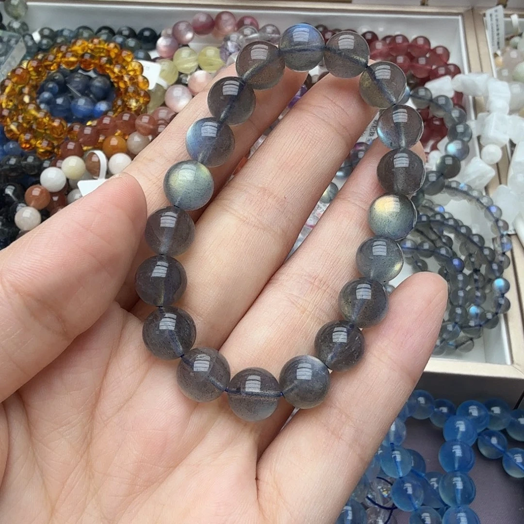 手链未镶嵌月光石灰月光10.2mm