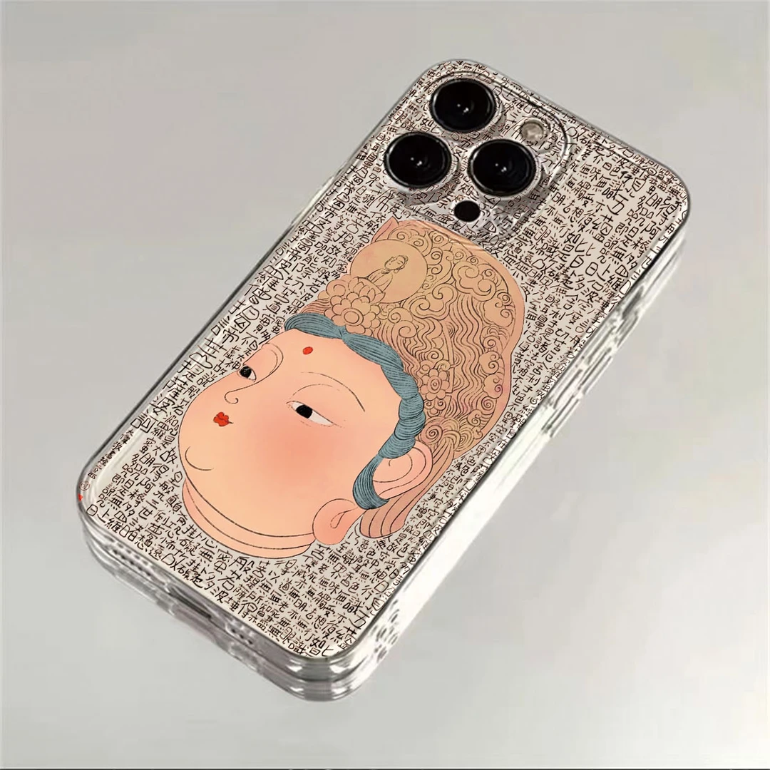 放下执念适用苹果iPhone15/16promax华为手机壳13/14太空12软壳xr