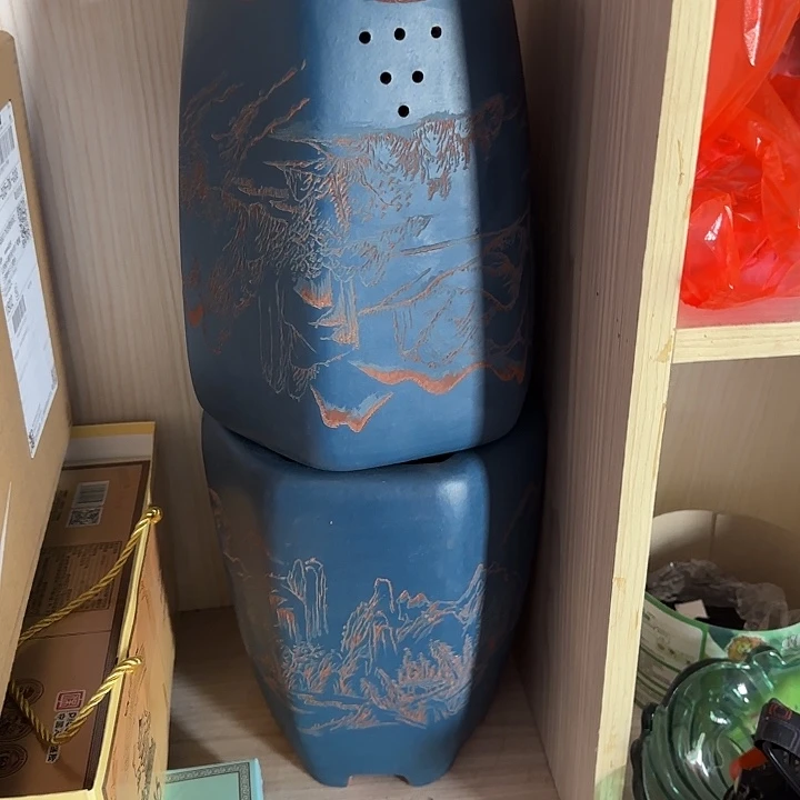 尘***客紫砂花盆你就在那里