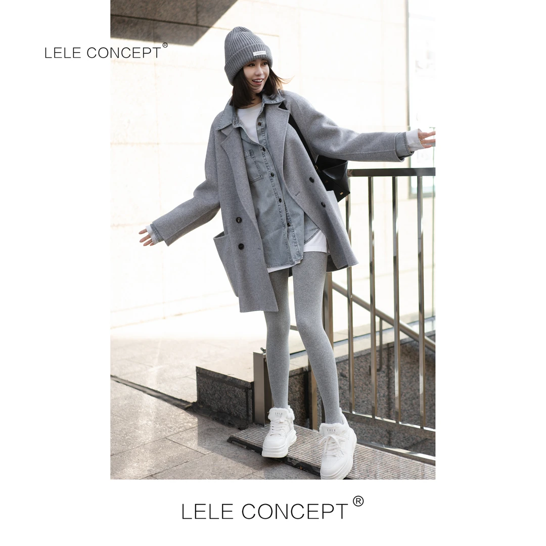 LELE CONCEPT丨新款四扣双兜中款大衣D0124