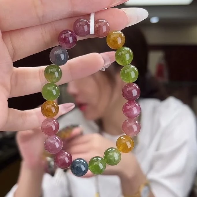 04491848/未镶嵌碧玺9mm+单圈多样性发货