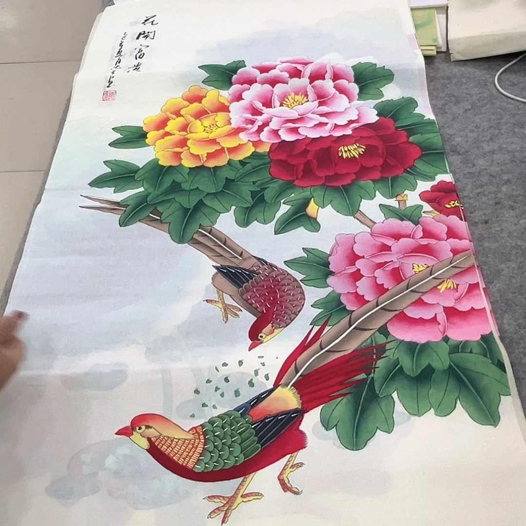 国画纯手绘国画字画作品