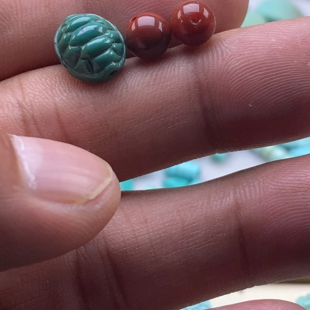 你***星未镶嵌南红玛瑙珠宝半成品