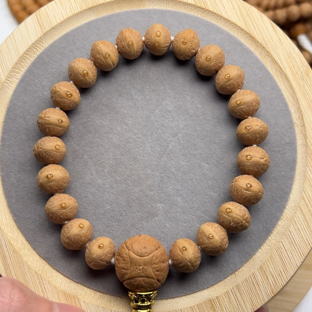 手串凤眼菩提12.2-12.5mm凤眼菩提手串实心