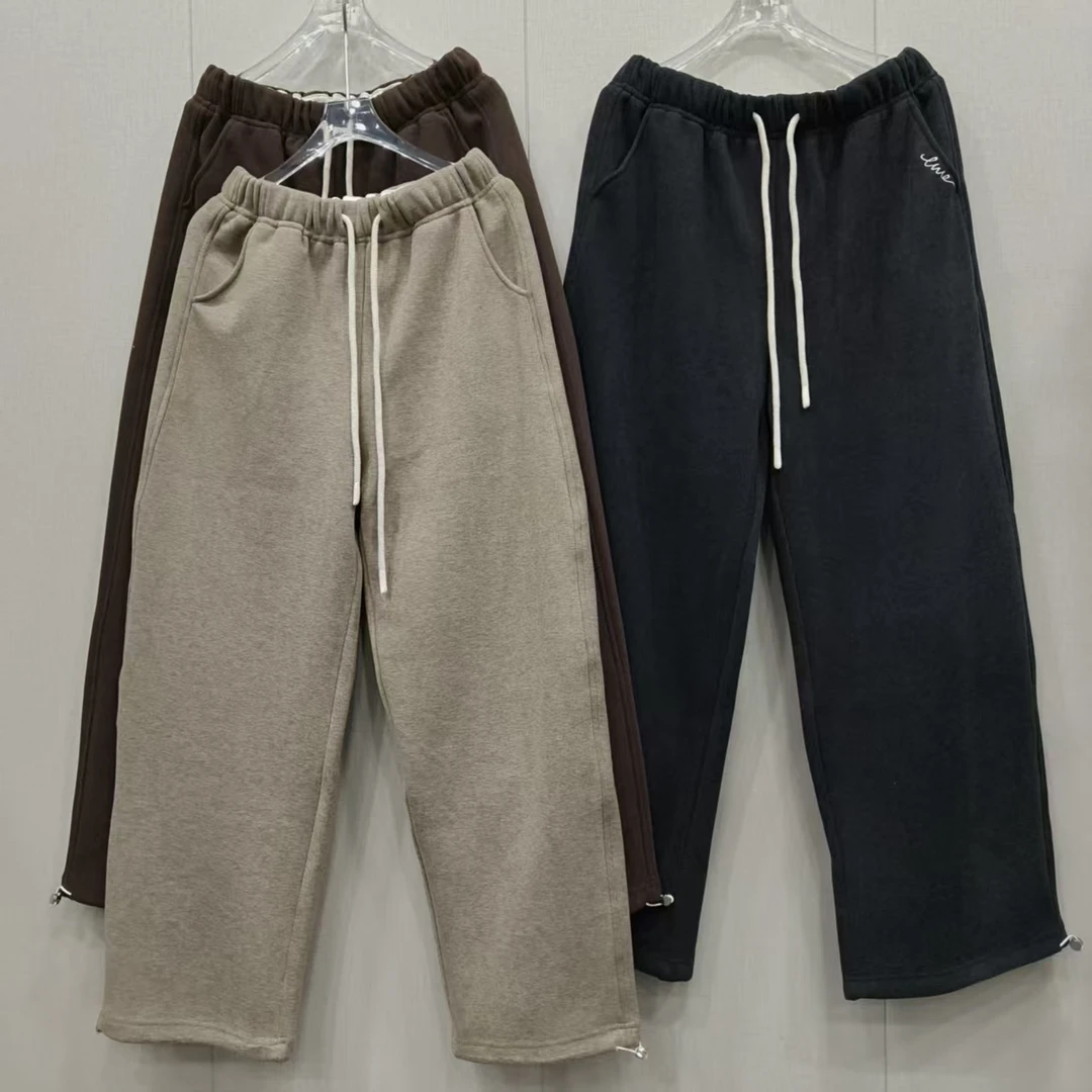 加绒     直筒裤 （裤脚可收口）