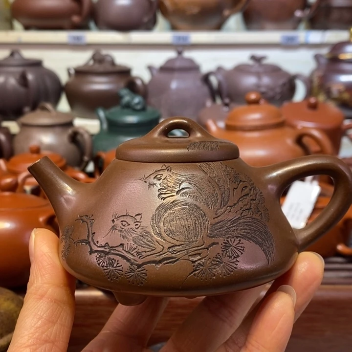 茶壶紫砂微瑕处理一把