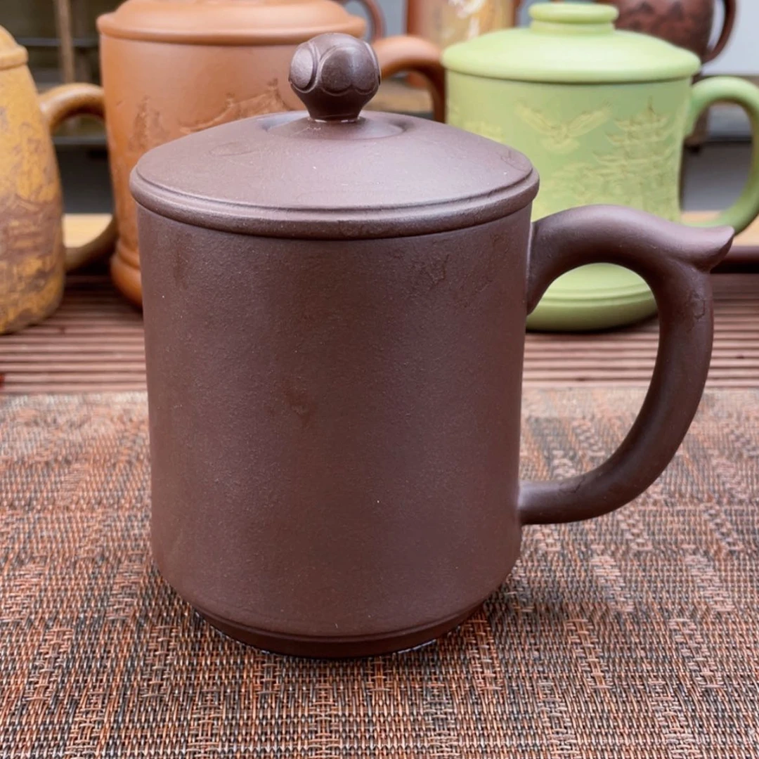 【闪购商品】茶杯紫砂宜兴原矿紫砂盖杯微瑕