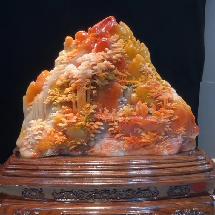 用***3寿山石寿山石摆件文化