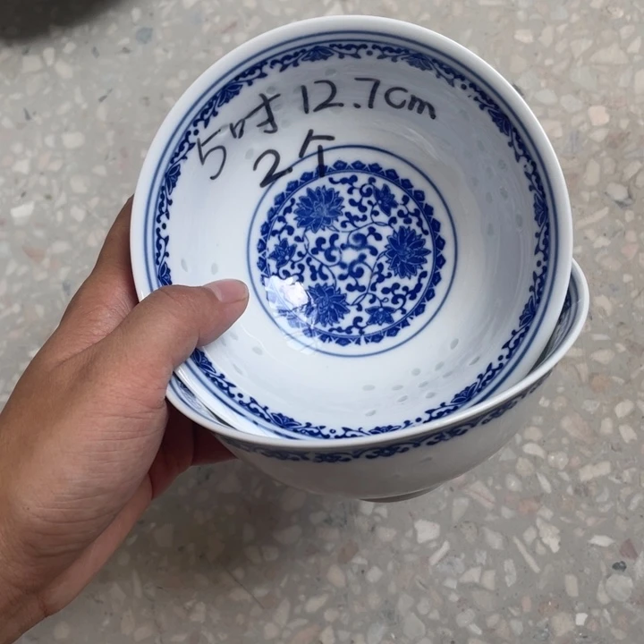 摆件景德镇高温细白瓷餐具