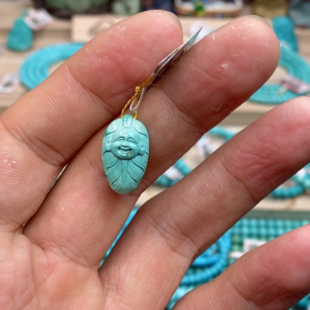 绿松石珠宝奇石未镶嵌