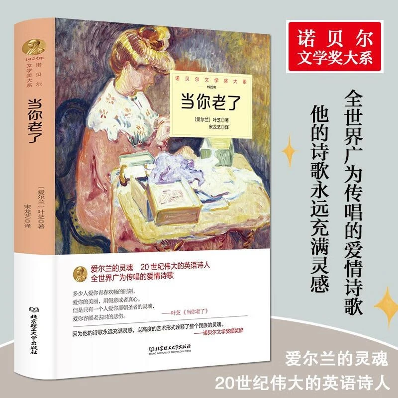 当你老了 外国诗歌诺贝尔文学奖抒情诗选爱情诗歌集世界文学名著