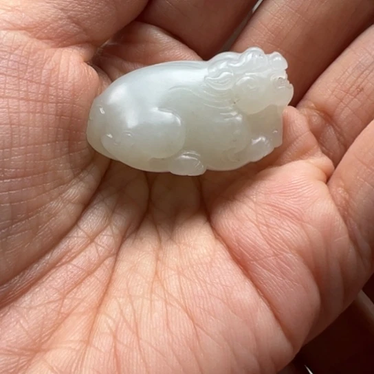 和田玉未镶嵌颈饰貔貅