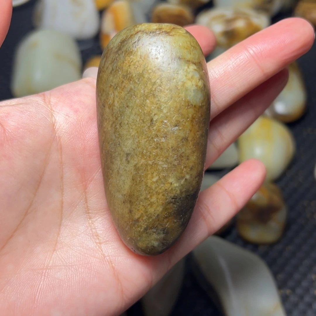 和田玉未镶嵌挂件B51