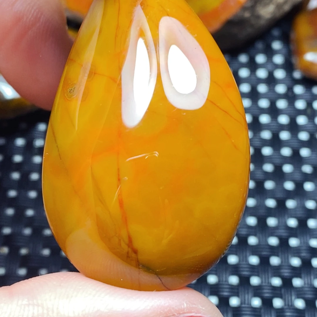 未镶嵌吊坠(不含链)玛瑙/玉髓大*