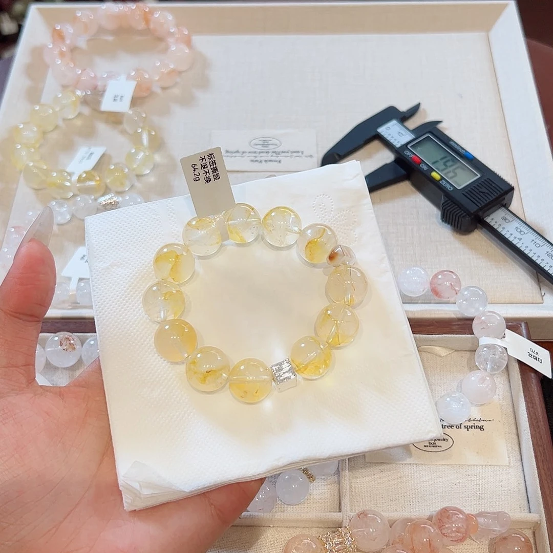 水晶手链未镶嵌阿*48小时鉴赏