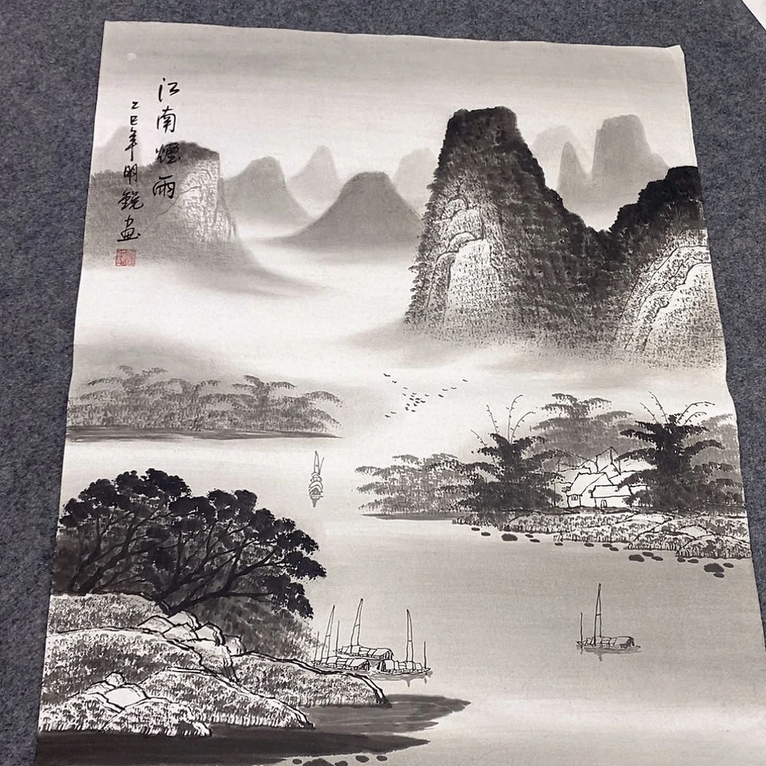 国画国画手绘作品