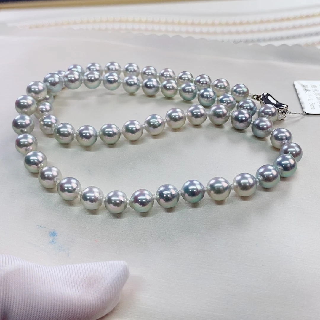 项链未镶嵌海水珍珠7-7.5