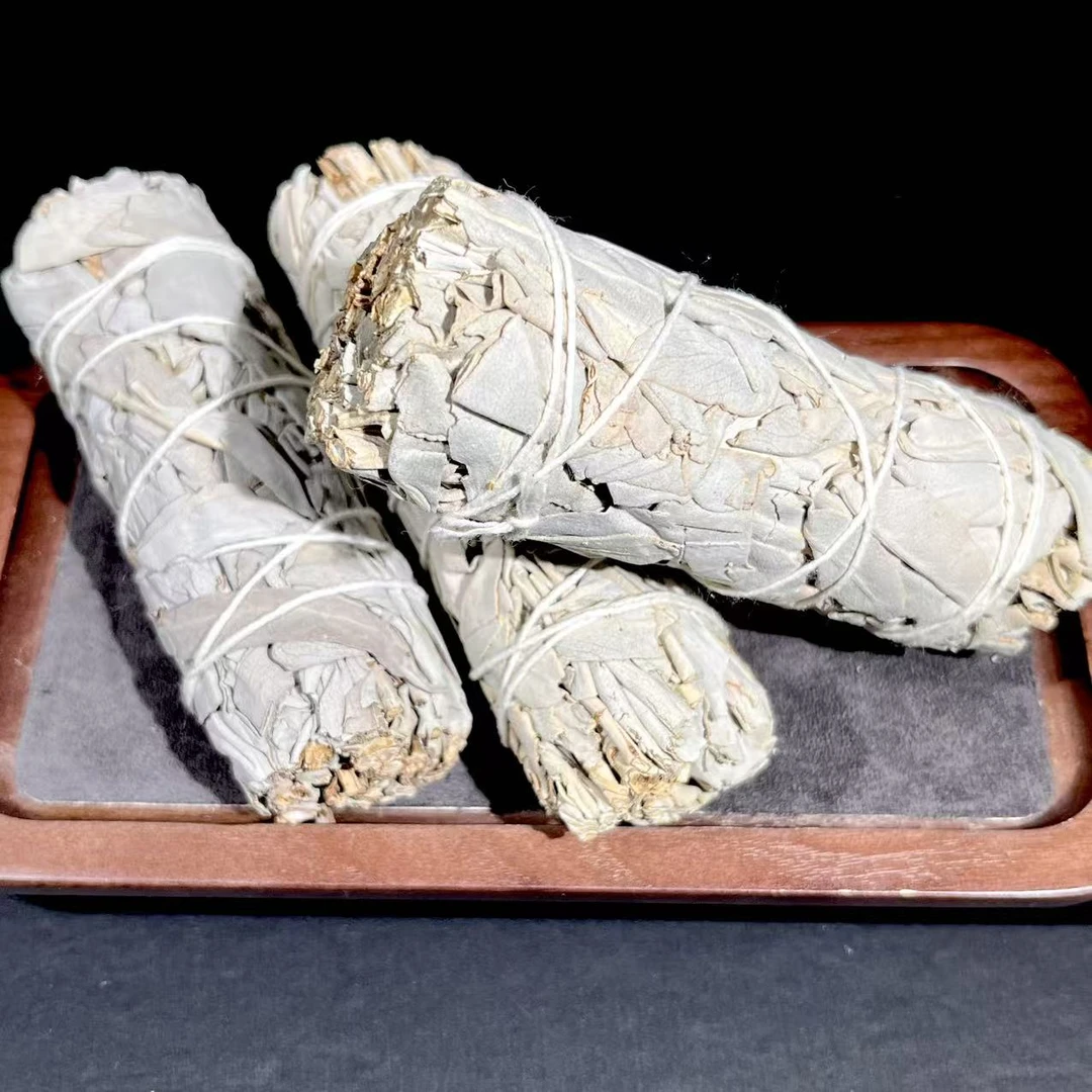 加州白鼠尾草O121植物净化香杖香薰净化水晶线香多样性发一