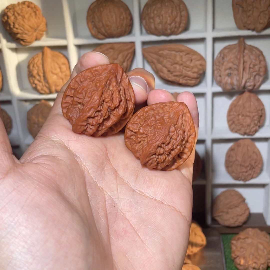 文玩核桃把件35马蹄全品回血