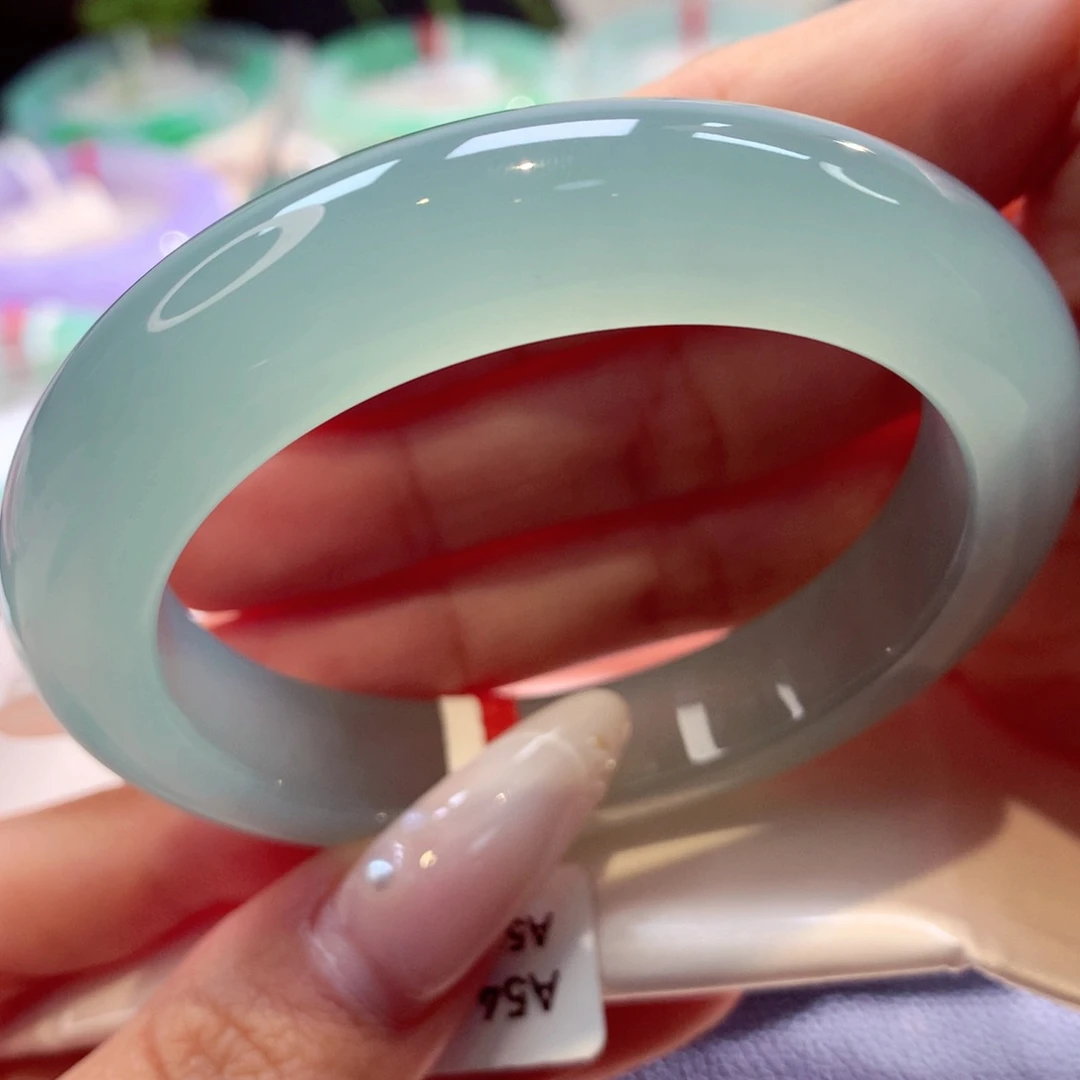 未镶嵌手镯翡翠泥鳅背18号66